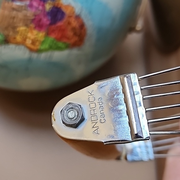 Vintage wood handled wire pastry blender dough cutter Androck - Picture 6 of 9